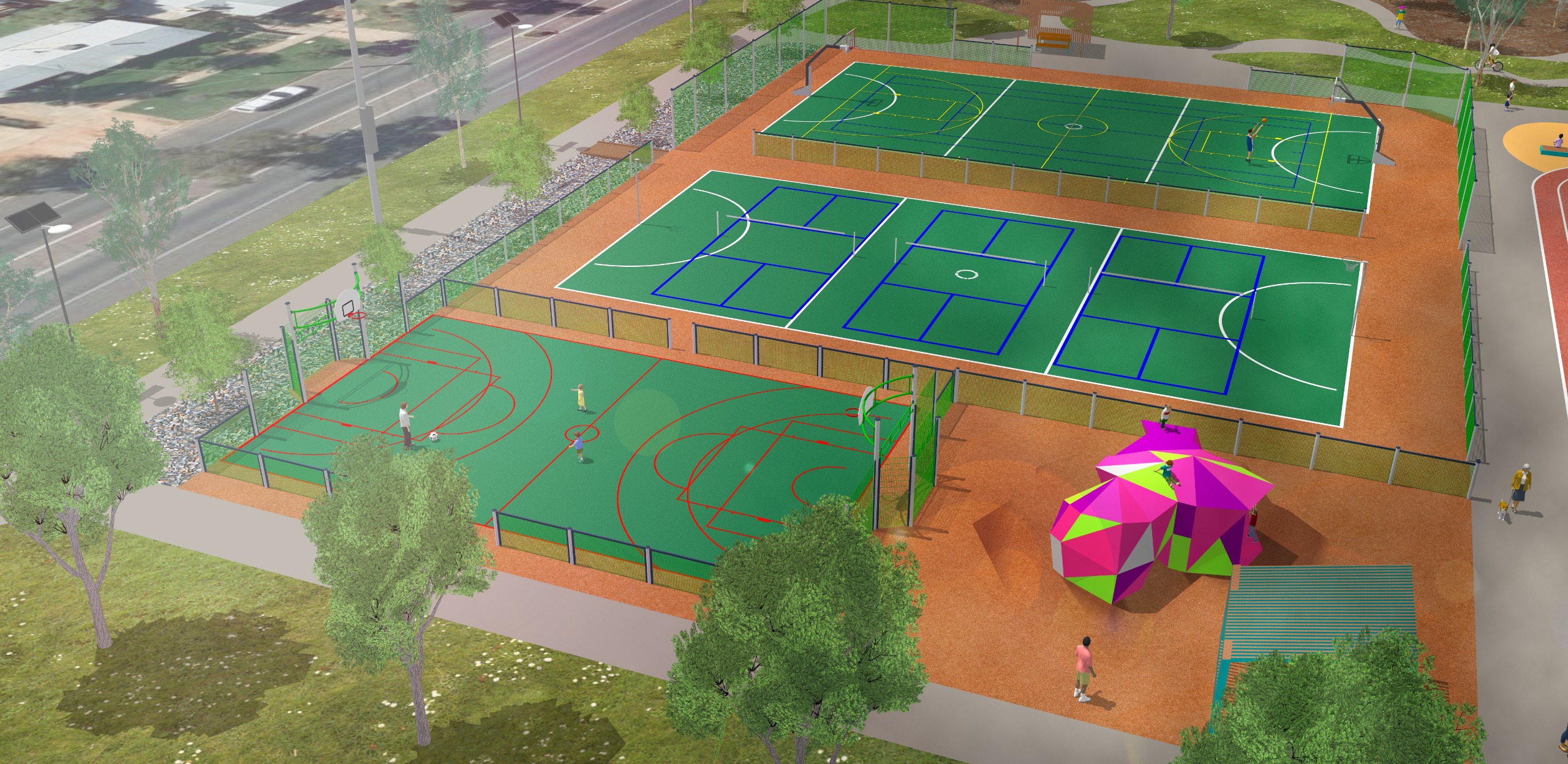 Mansell Reserve Multi-Purpose Courts 