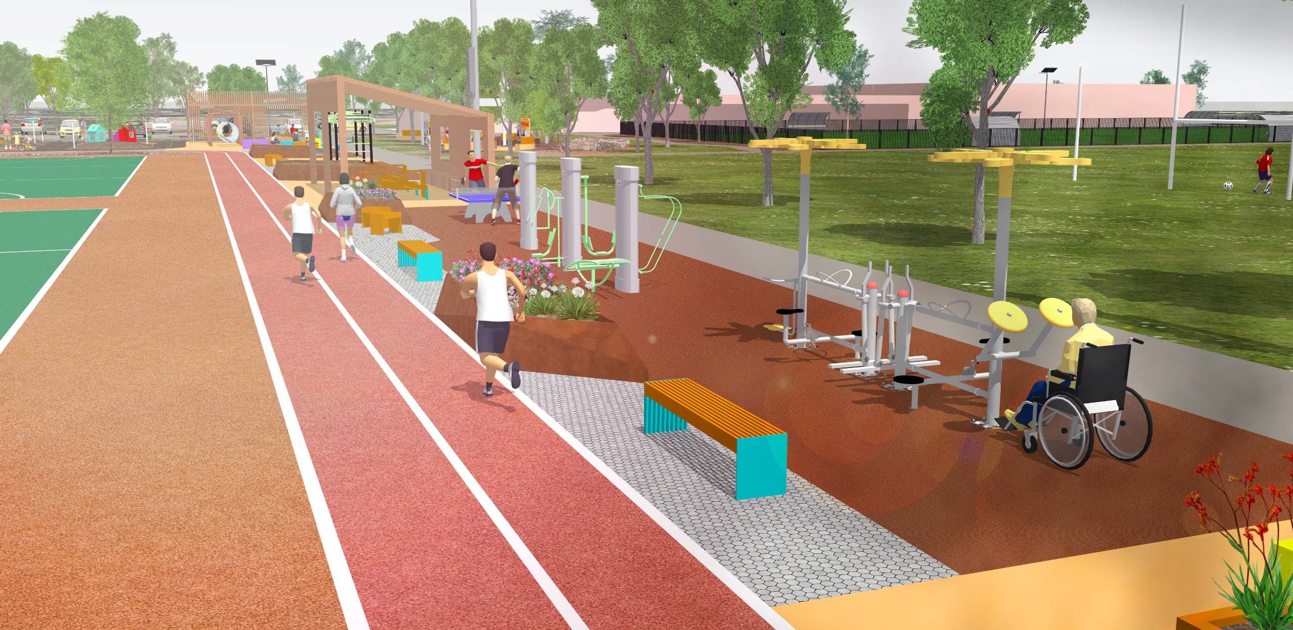 Mansell Reserve Fitness Equipment 